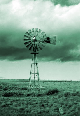 picture of old wind mill